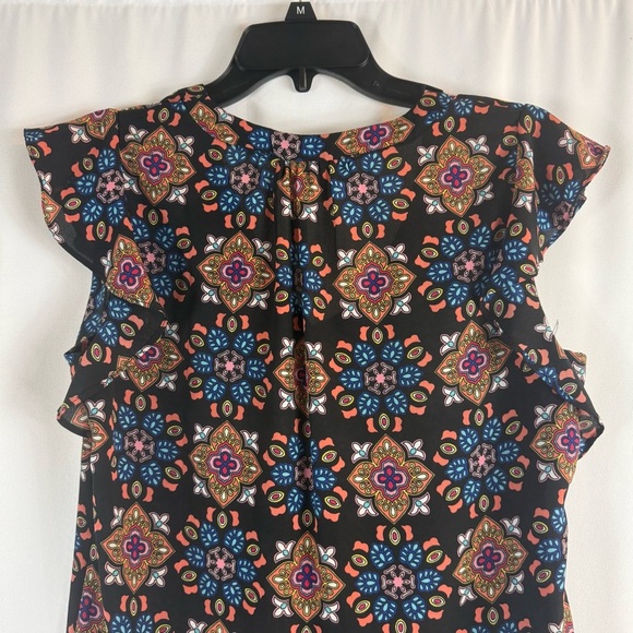 Philosophy BL Kaleidoscope Multicolor
Short Sleeve Semi Sheer V-neck XS - Picture 7 of 11